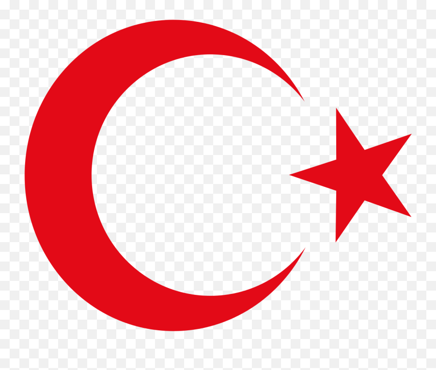 National Moon Flag Clipart Png - Turkiye Png Emoji,Turkey Face Clipart