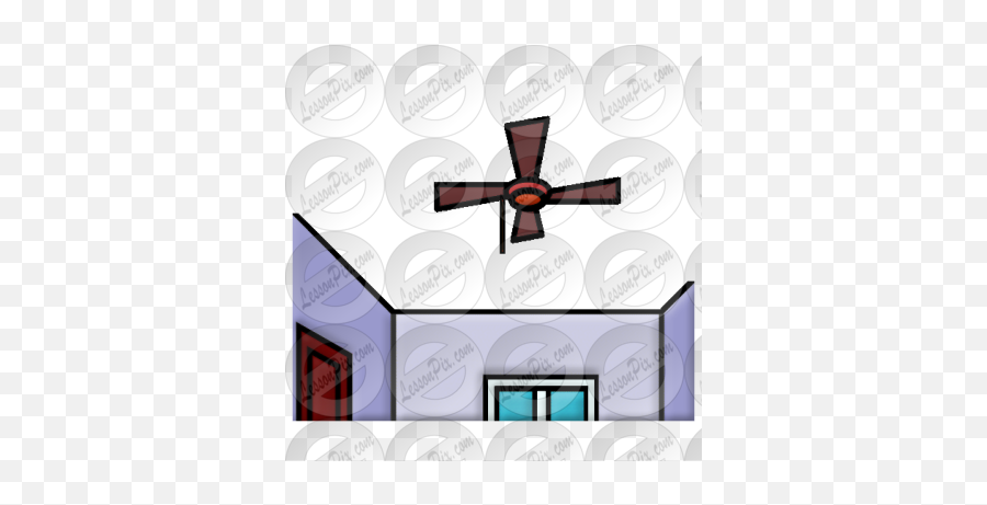 Ceiling Picture For Classroom Therapy Use - Great Ceiling Emoji,Ceiling Fan Clipart