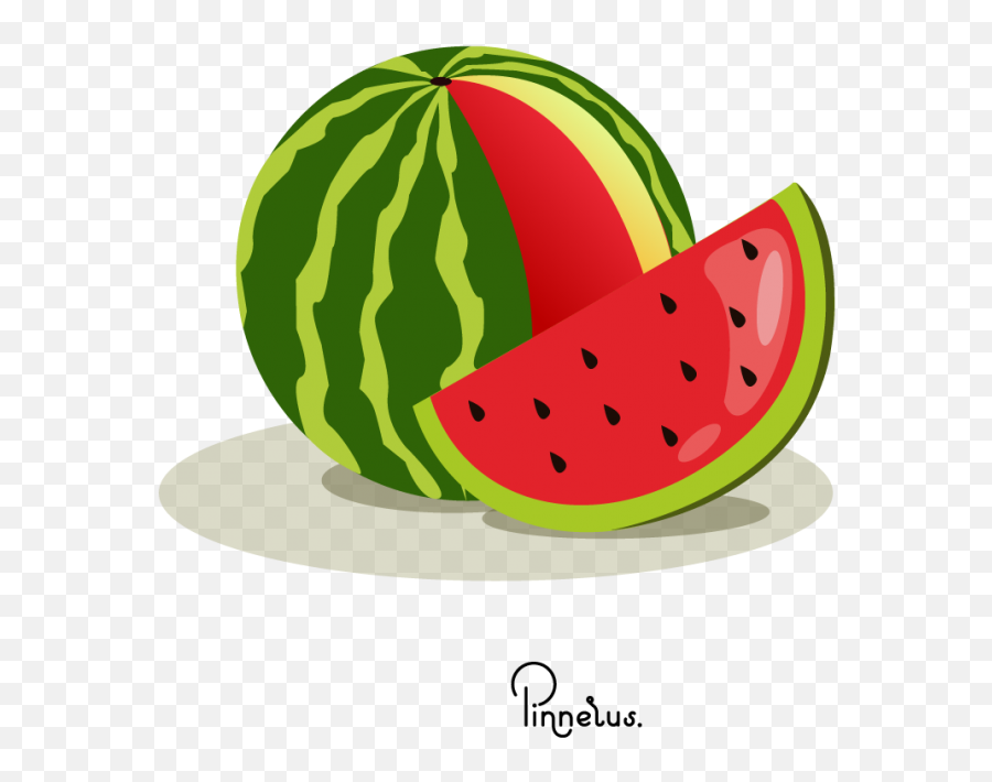 Download Watermelon Vector - Vector Water Melon Png Emoji,Watermelon Png