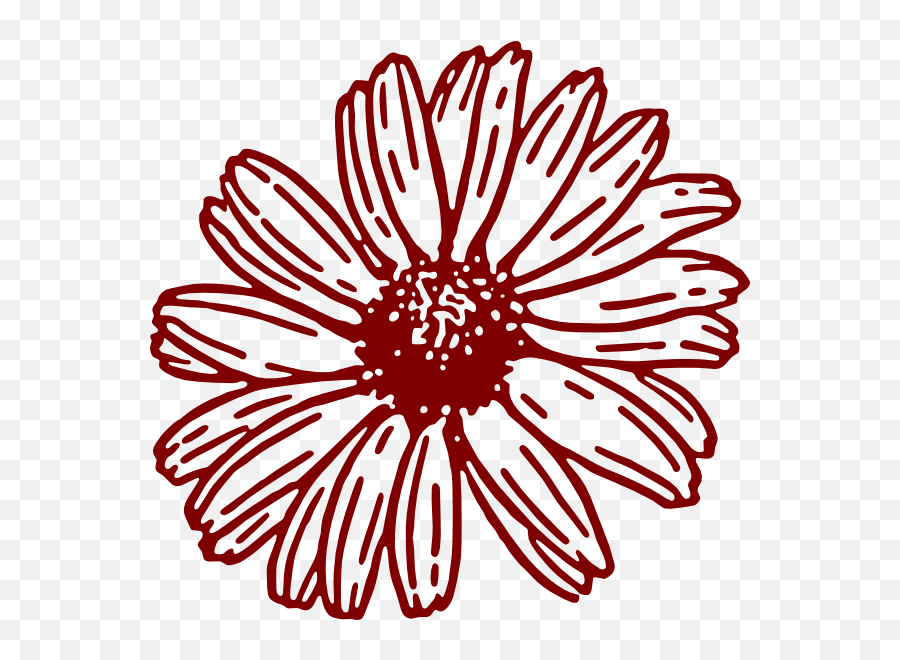 Red Flower Clip Art At Clkercom - Vector Clip Art Online Emoji,Red Flowers Clipart