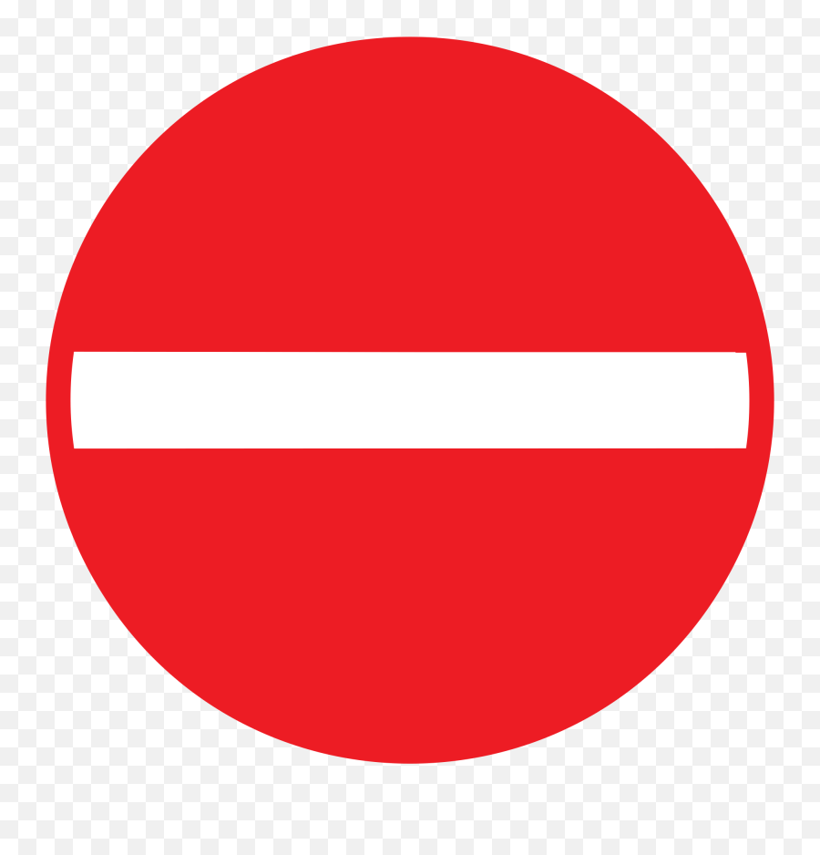 White Line Through Clipart - Stop Sign With White Line Through Emoji,White Line Png