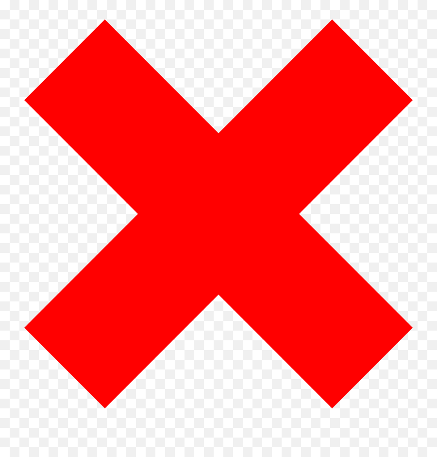 Delete Red X Button Png Image - Maranello Emoji,Red X Transparent