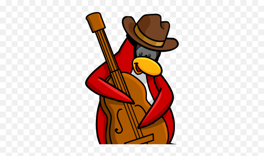 Bobu0027s Bass Guitar Club Penguin Rewritten Wiki Fandom Emoji,Cello Clipart