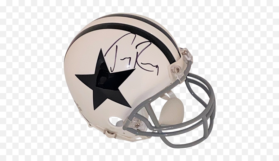 Tony Romo Autographed Dallas Cowboys Throwback Mini Emoji,Dallas Cowboys Helmet Png