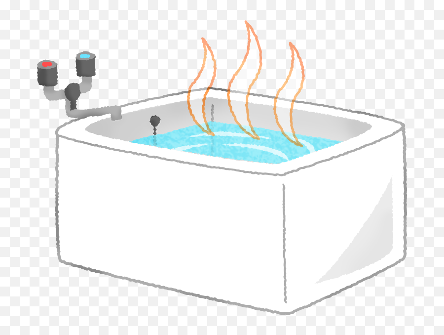 Bathtub Filled With Hot Water Free Clipart Illustrations Emoji,Hot Water Clipart