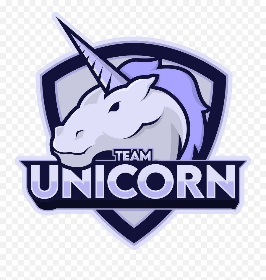 Unicorn E - Automotive Decal Emoji,Esports Logo