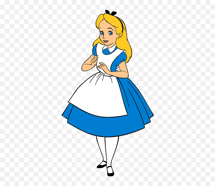 Alice In Wonderland Clipart Craft - Alice Disney Clipart Emoji,Alice In Wonderland Clipart