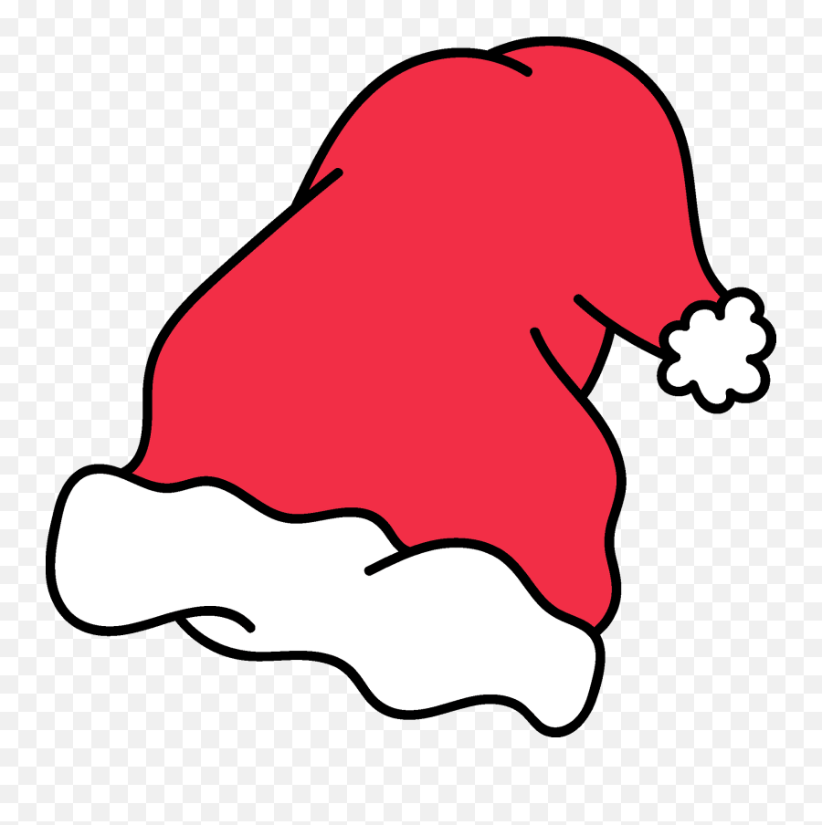 Santa Hat Clipart - Lovely Emoji,Santa Hat Transparent