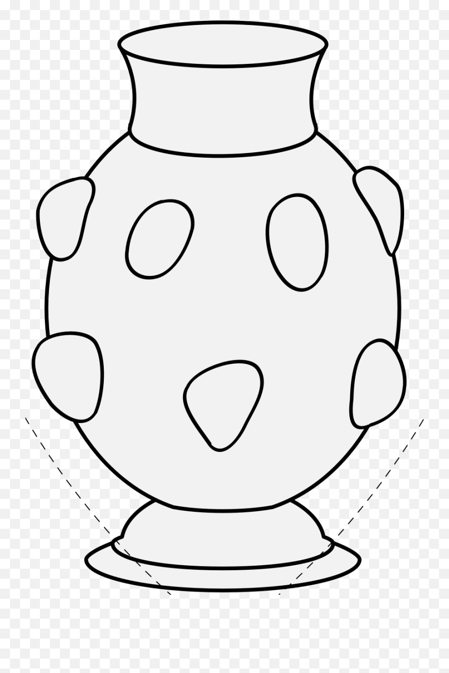 Png - Vase Clipart Full Size Clipart 4991031 Pinclipart Dot Emoji,Vase Clipart