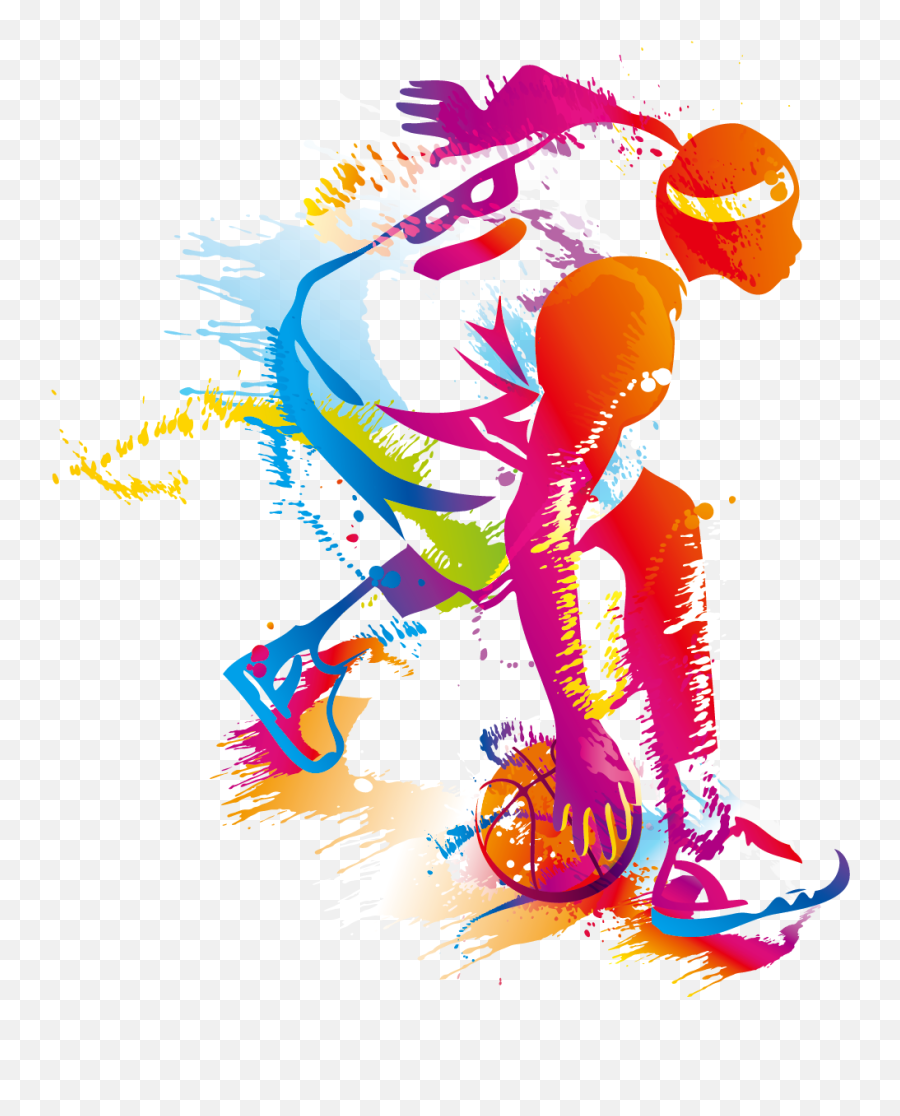 Download Basketball Photography Creative Players Team Sport - Sport Background Design Emoji,Team Clipart