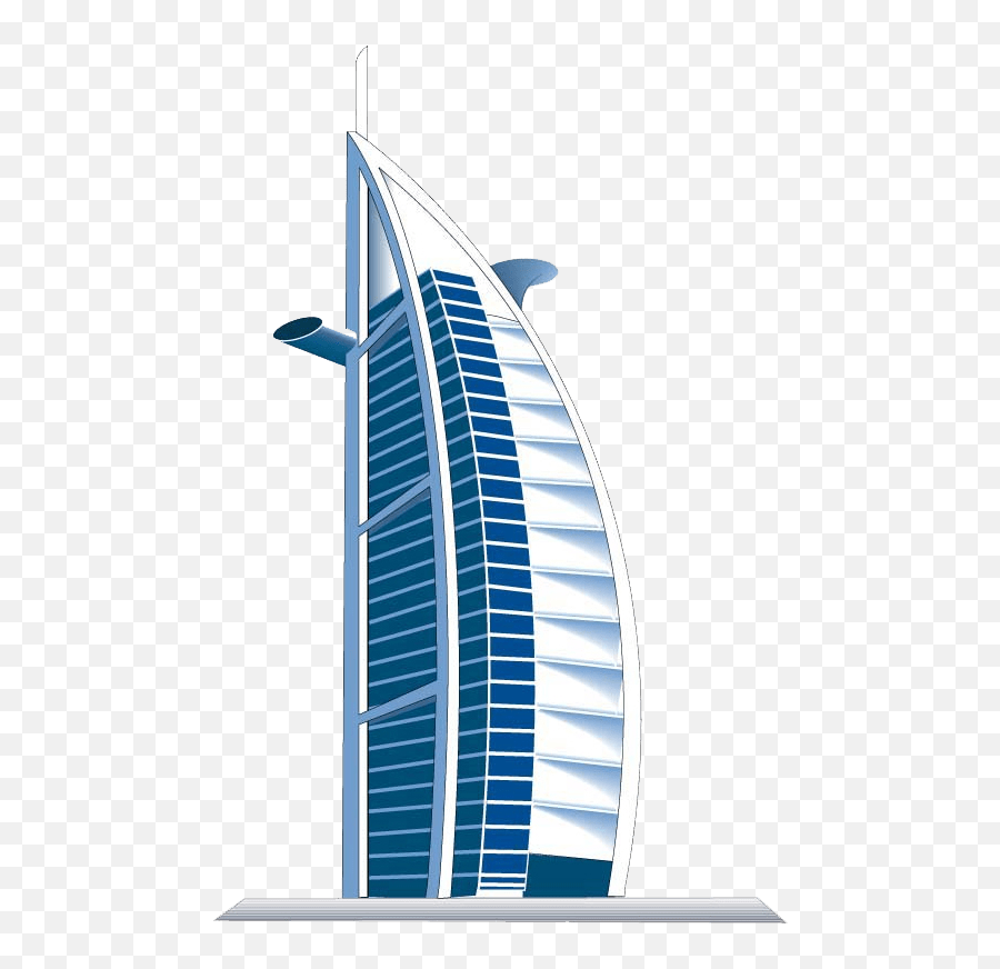 Burj Khalifa Hotel Clipart Transparent - Burj Al Arab Emoji,Hotel Clipart