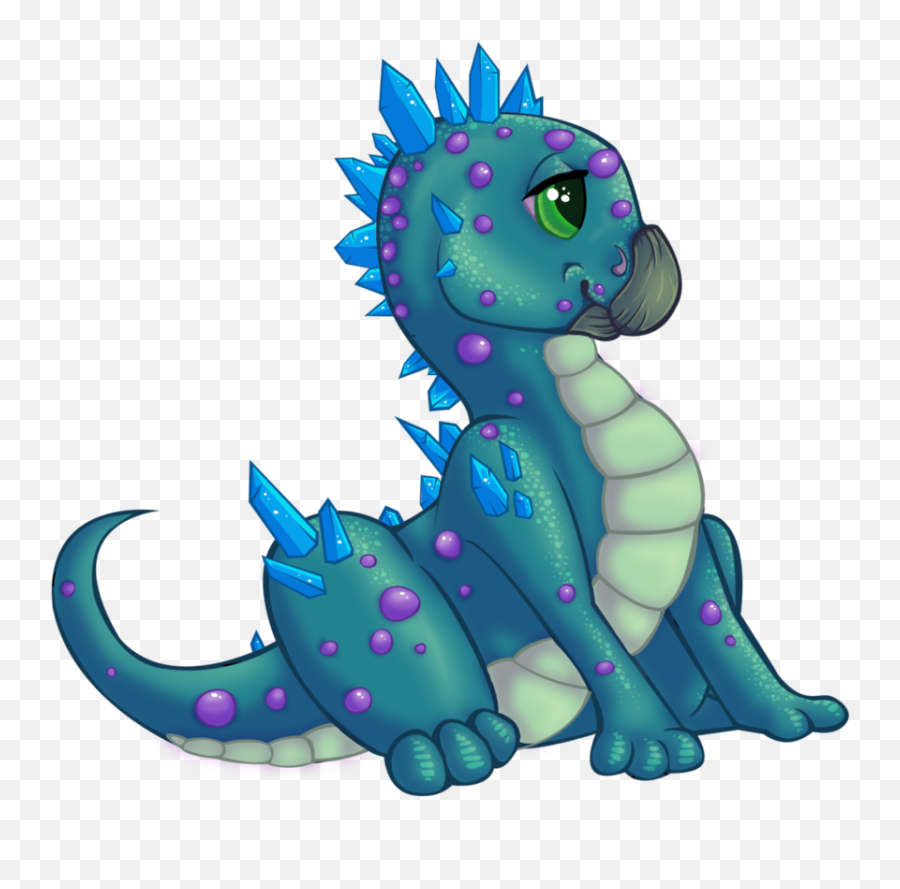 Dragon Clipart - Cute Cartoon Dragon Clipart Transparent Emoji,Dragon Clipart