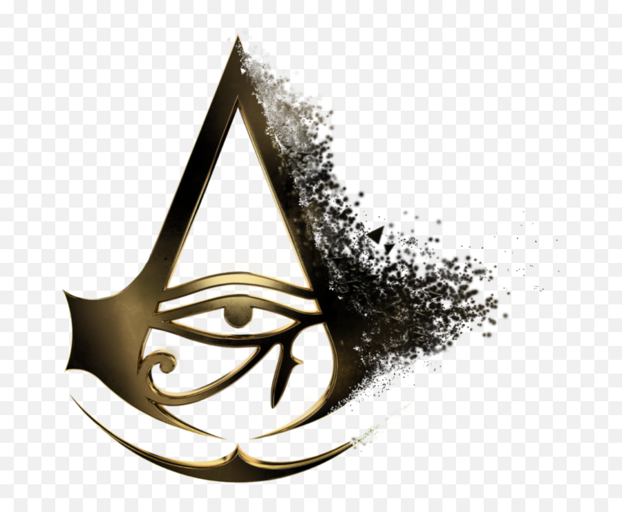 Assassins Creed Origins - Assassinu0027s Creed Origins Gold Assassins Creed Golden Logo Png Emoji,Assassin's Creed Logo