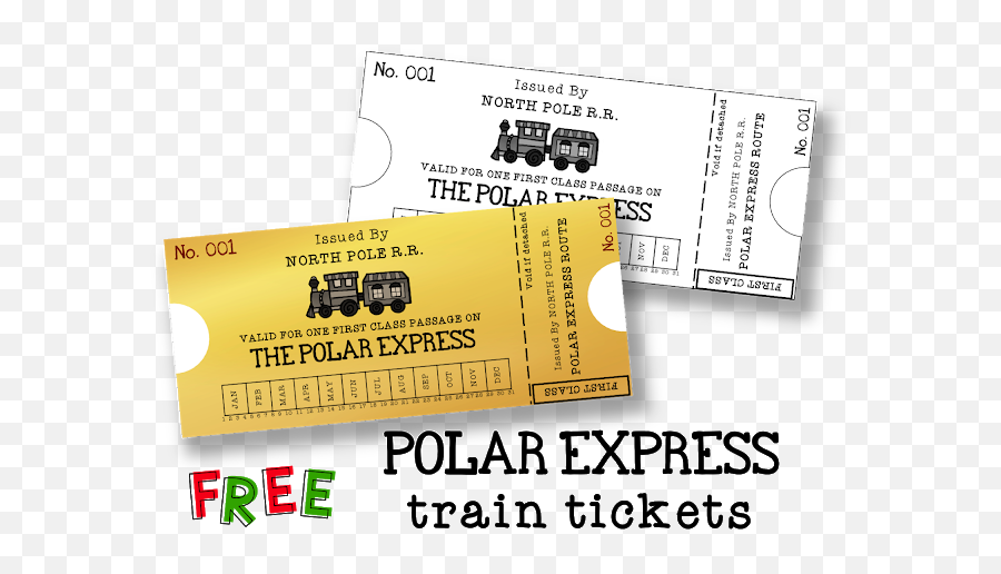 Polar Express Golden Ticket Png - United Airlines And Travelling Horizontal Emoji,Polar Express Clipart