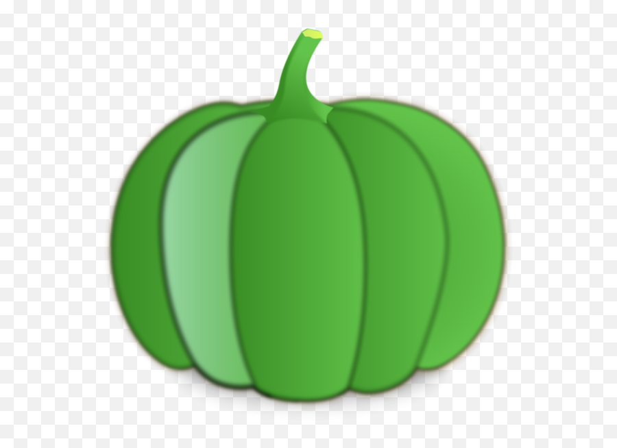Vector Library Green Pumpkin Clipart - Transparent Green Pumpkin Png Emoji,Pumpkin Clipart