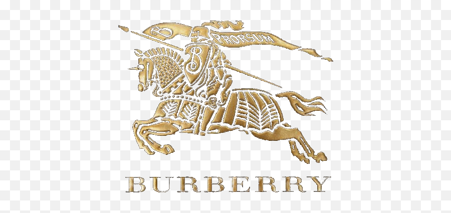 Burberry Prorsum Wristlet Clutch - Gold Burberry Logo Png Emoji,Burberry Logo