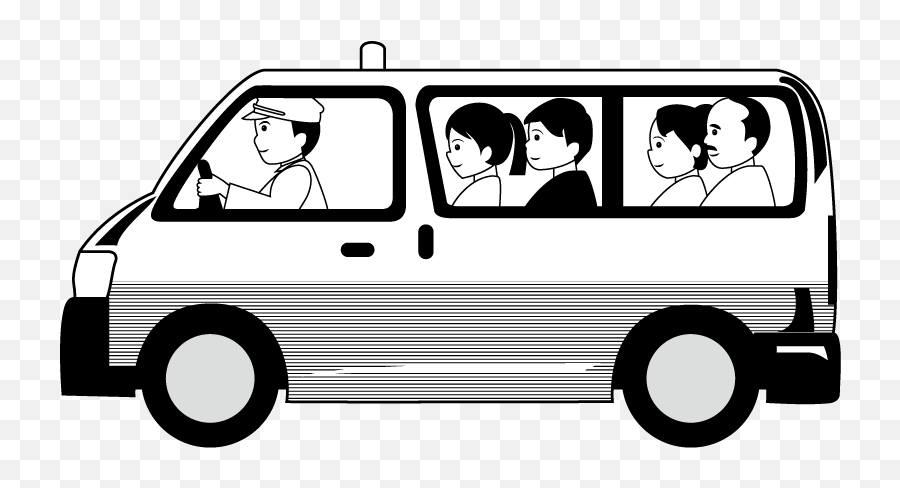 Taxi Clipart - Mini Bus Taxi Clip Art Emoji,Taxi Clipart