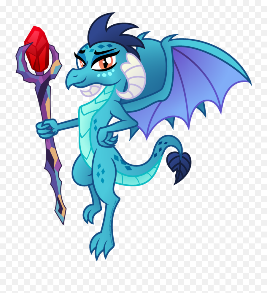 Download Aleximusprime Bloodstone Scepter Dragon Dragon - Equestria Girls Dragones Emoji,Fire Dragon Png