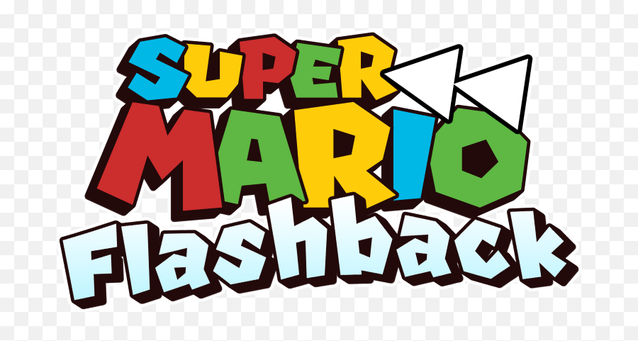 Super Mario Flashback - Super Mario Flashback Logo Emoji,Super Mario Logo