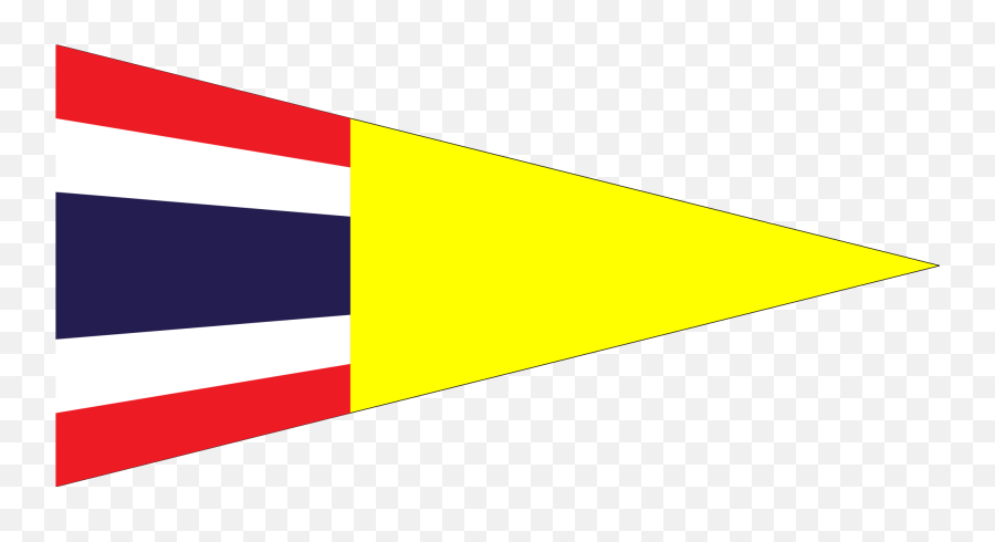 File Thai Immigration Service - Flag Clipart Full Size Vertical Emoji,Pennant Banner Clipart