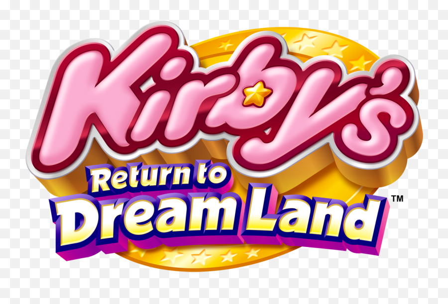 Kirbyu0027s Return To Dreamland Logo U2013 Game Climate - Kirby Adventure Wii 2 Emoji,Logo Game