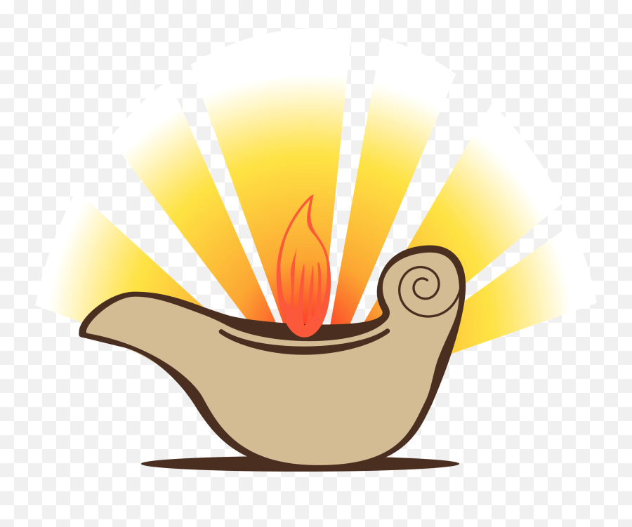 Biblical Oil Lamp Clipart Free Image - Oil Lamp Clipart Emoji,Lamp Clipart