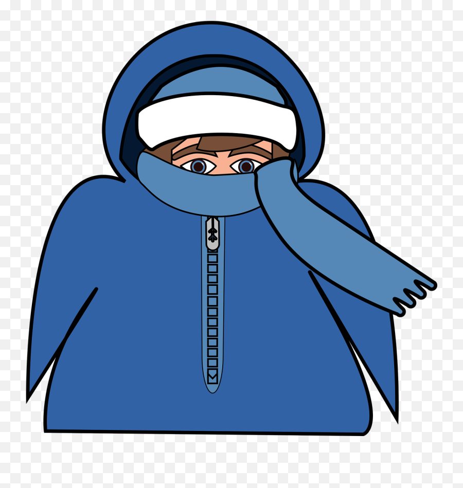 Watching Out For Hypothermia Emoji,Body Chest Clipart