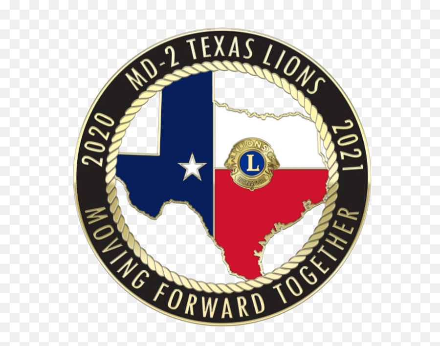 Md - Lions Club Pins Texas Emoji,Lions Club Logo