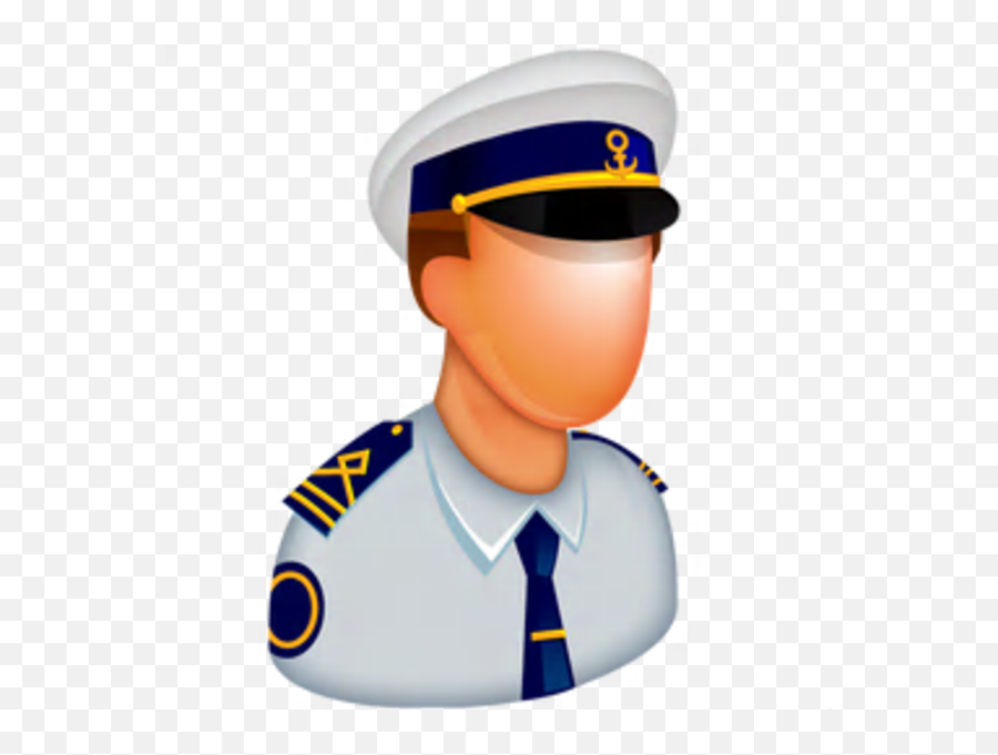 Cap Clipart Ship Captain - Captain Icon Png Transparent Png Emoji,Captain Hat Png