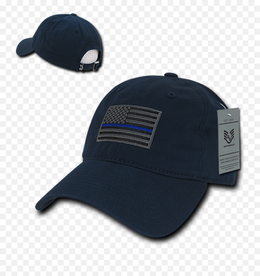 A03 - Police Cap Thin Blue Line Relaxed Cotton Dark Emoji,Thin Blue Line Flag Png