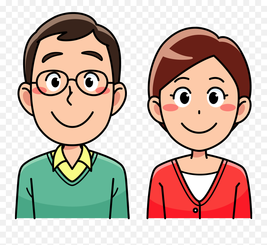 Middle Aged Couple Clipart Free Download Transparent Png Emoji,Old People Clipart