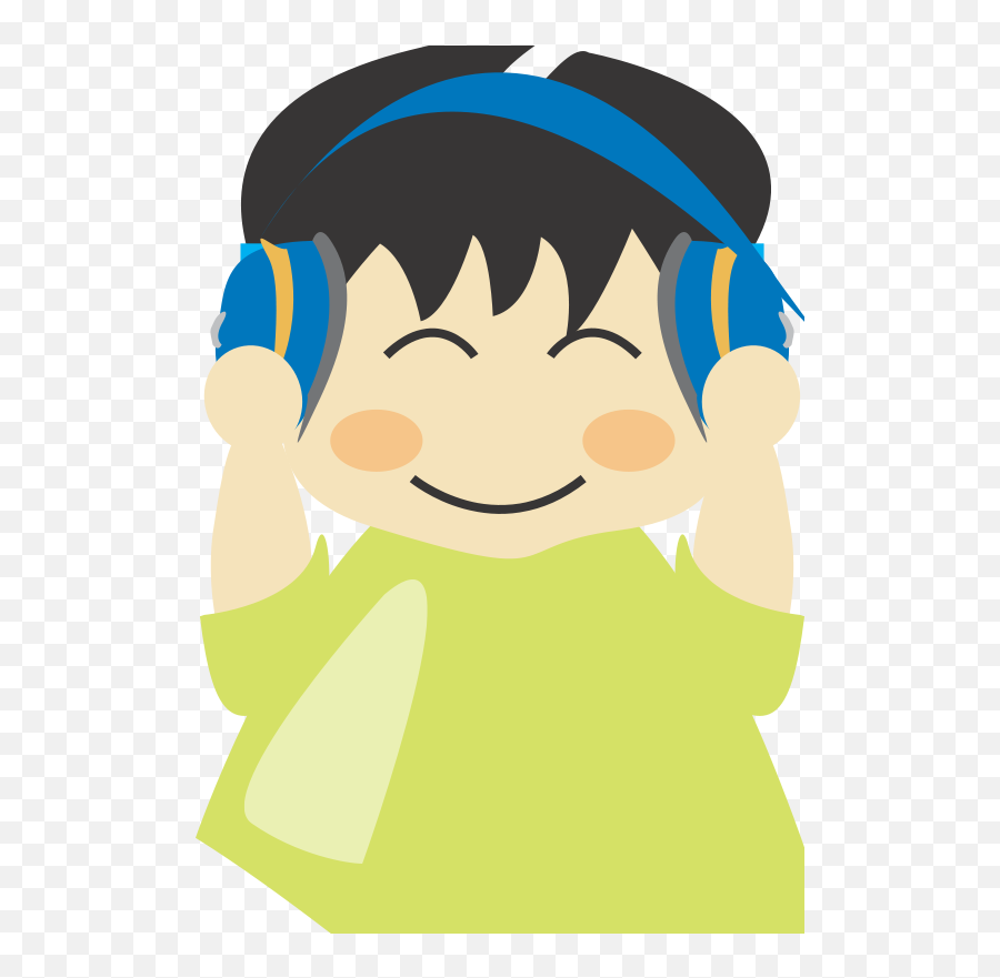 Listen Free Stock Clipart - Stockiocom Wear Headphones Clipart Emoji,Listening Clipart