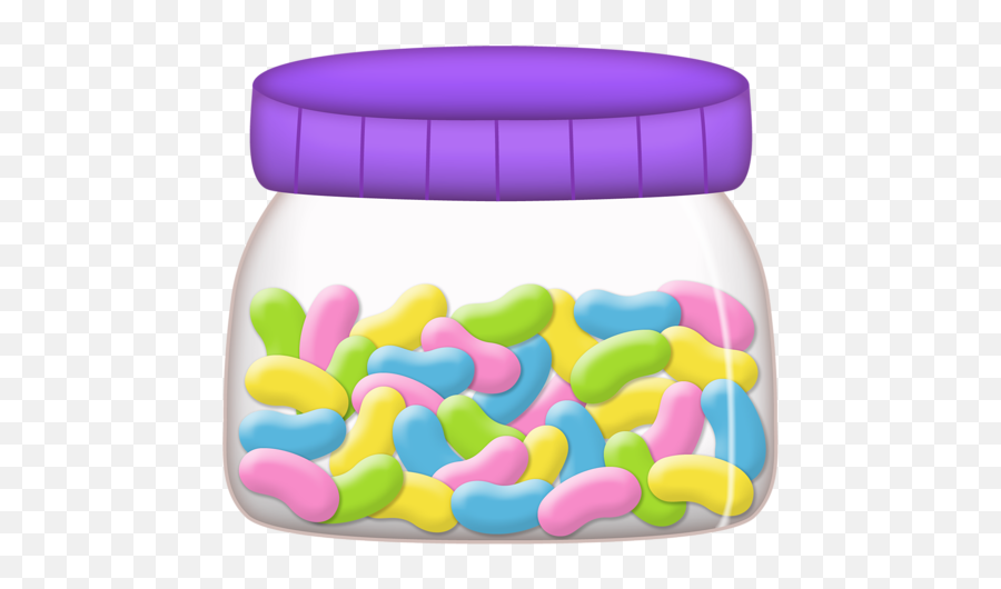 Pin On Candy - Transparent Background Jelly Beans Clipart Emoji,Jar Clipart