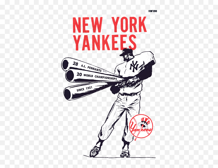1964 New York Yankees Art Tank Top For Sale By Row One Brand Emoji,New York Yankees Logo Images