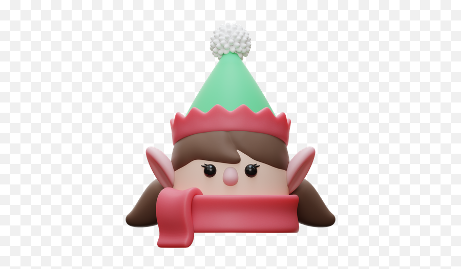 Cute Elf 3d Illustrations Designs Images Vectors Hd Graphics Emoji,Christmas Elves Clipart