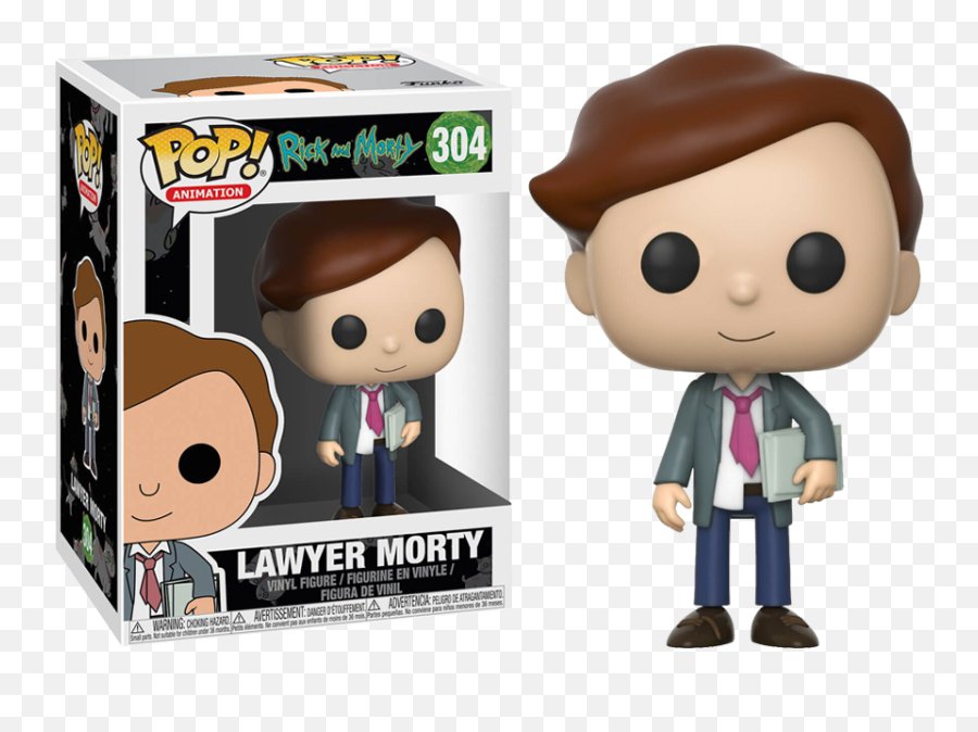 Funko Pop Rick And Morty Lawyer Morty 304 - Pop Rick Et Morty Morty Emoji,Rick And Morty Png
