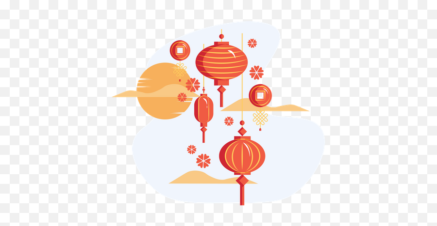 Best Free Chinese New Year 2021 Year Of The Ox Illustration Emoji,Chinese Lanterns Png