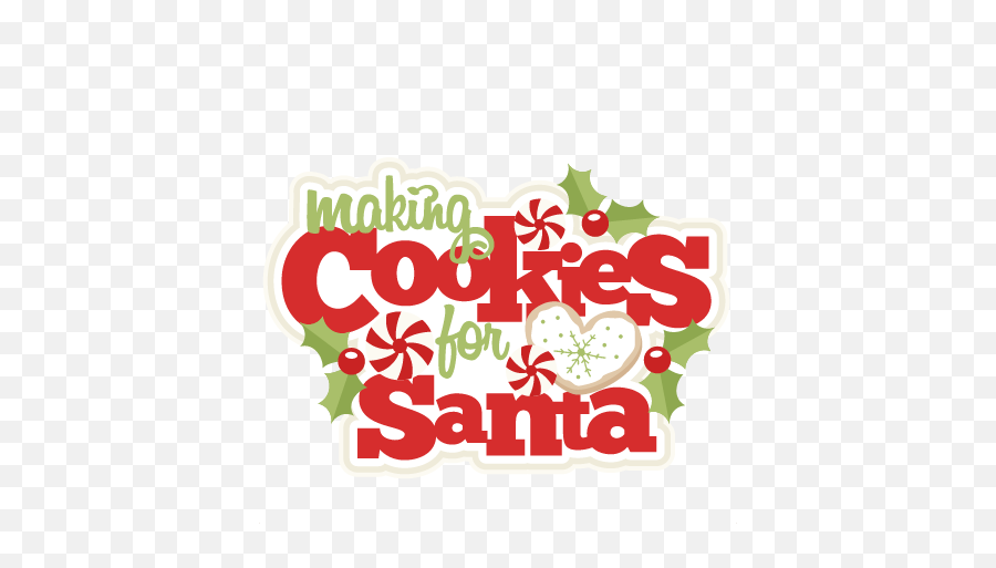 For Santa Clip Art Transparent Png - Cookies For Santa Free Files Emoji,Christmas Cookies Clipart