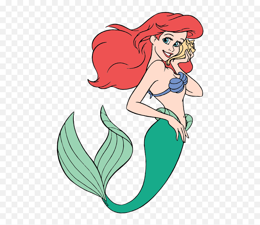 Library Of Little Mermaid Ariel Vector - Ariel Listening To Shell Emoji,Mermaid Clipart