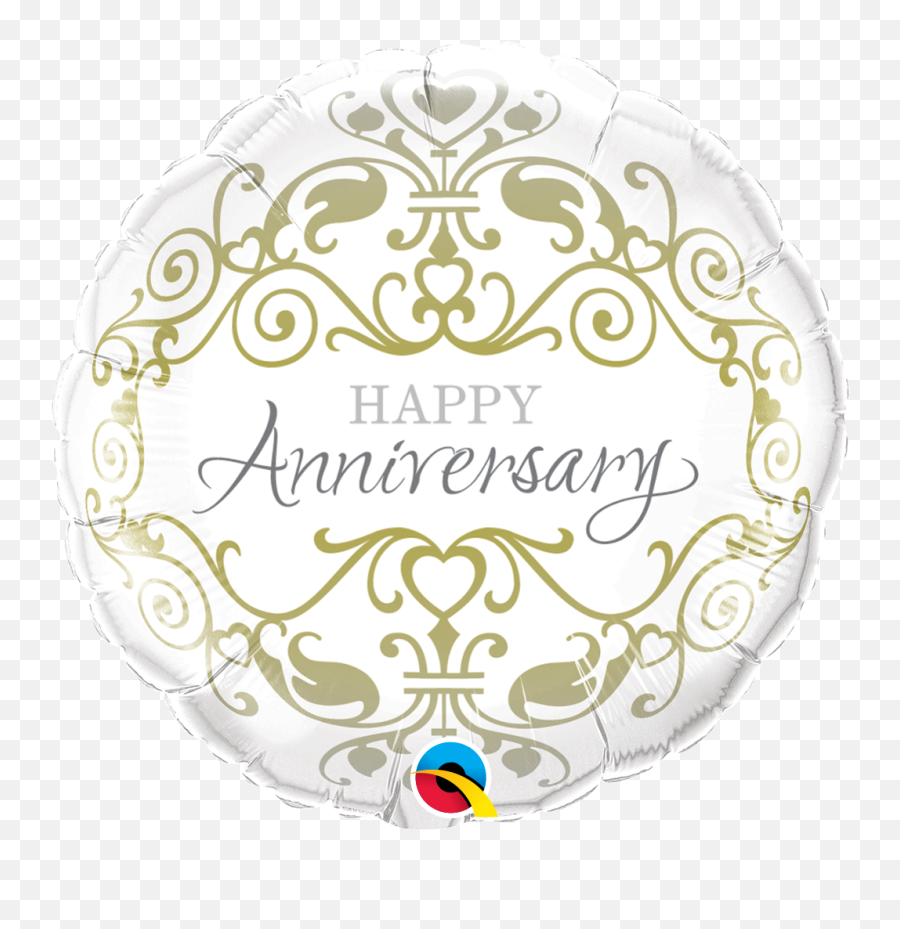 36489 36491b - Happy Anniversary Balloon Foil Emoji,Happy Anniversary Clipart