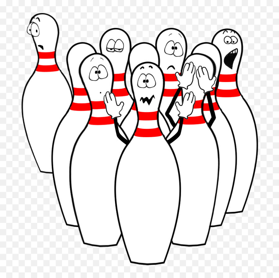 Bowling Clipart Summer Bowling Summer - Ten Pin Bowling Cartoon Emoji,Bowling Pin Clipart
