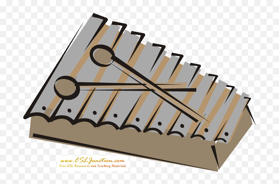 Xylophone Clipart Music Instrument - Metallophone Emoji,Xylophone Clipart