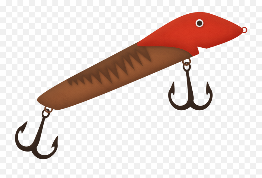Fish Fish Lure Clipart - Louver Fishing Emoji,Fish Hook Clipart