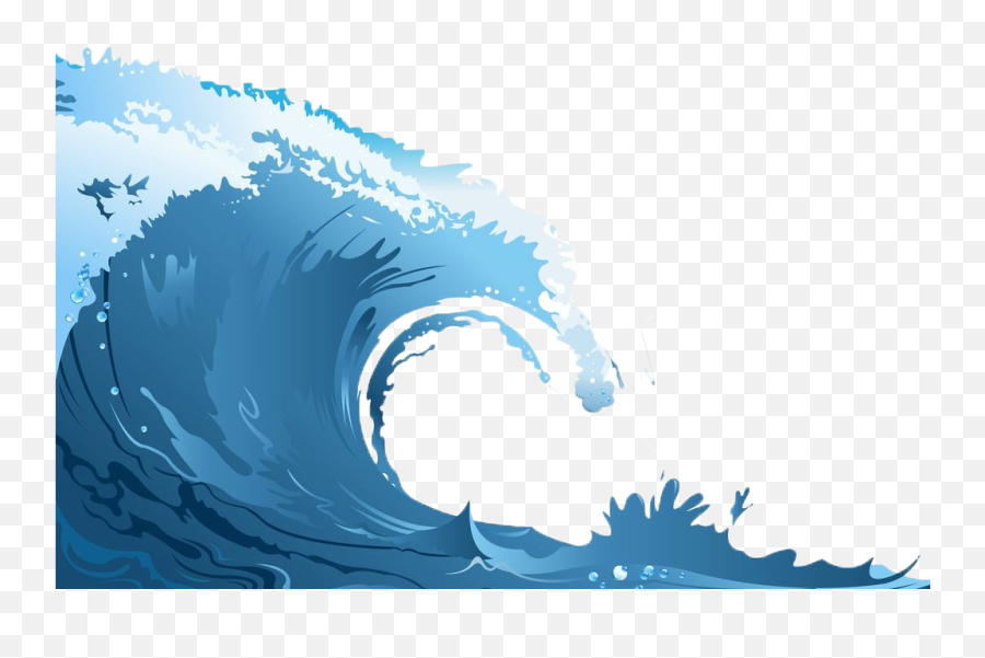 Wind Wave Sea - Rolling The Waves Png Download 1024702 Transparent Background Wave Clipart Emoji,Ocean Waves Clipart