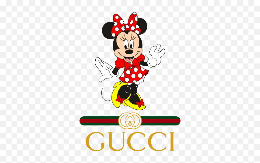 Gucci Minnie Mouse Logo Svg - Red Transparent Minnie Mouse Emoji,Minnie Mouse Logo