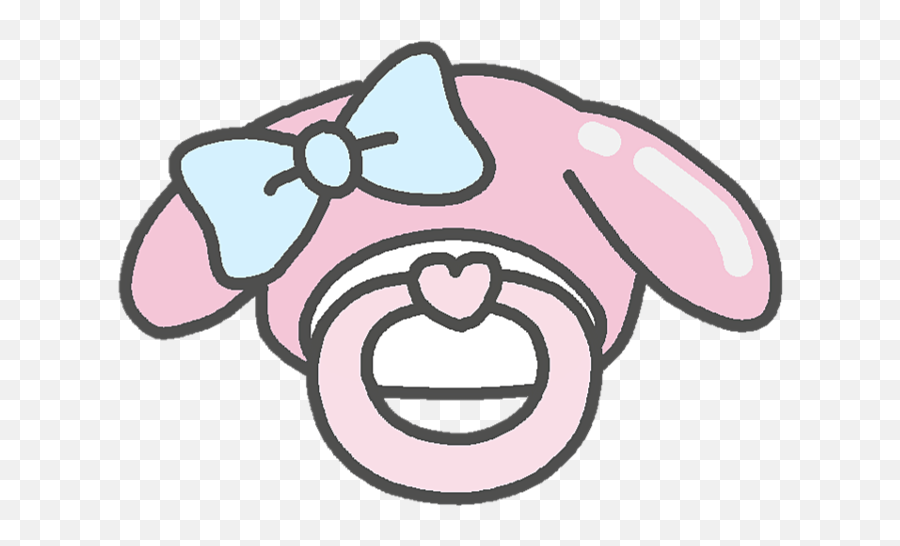Mymelody Paci Pacifier Babygirl Littlespace Freetoedit - Paci Drawing Emoji,Pacifer Clipart