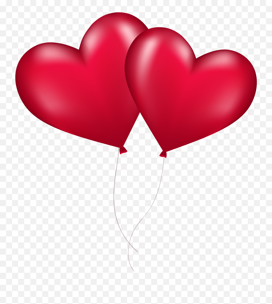 Heart Balloons Transparent Png Image Free - Getintopik Heart Love Balloon Png Emoji,Balloons Transparent Background