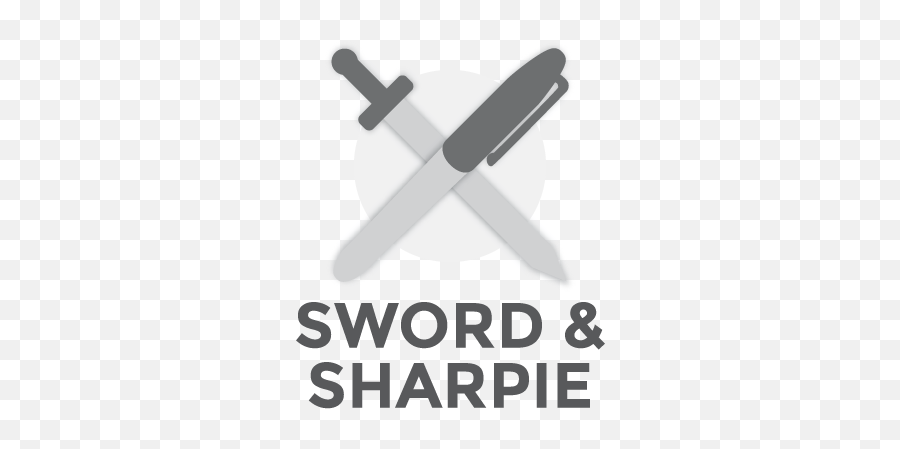 Sword Sharpie - Language Emoji,Sharpie Logo