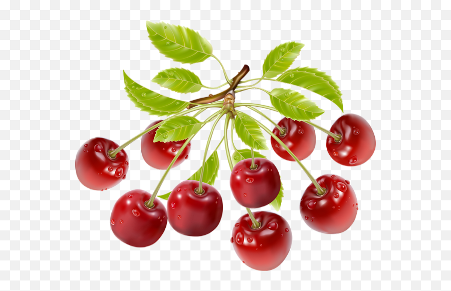 Tube Fruit Cerises Png - Cherries Clipart Cerezas Png Cherry Emoji,Cherries Clipart