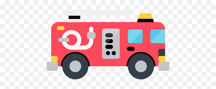 Fire Truck Vector Svg Icon - Fire Truck Flashcards Emoji,Fire Truck Png